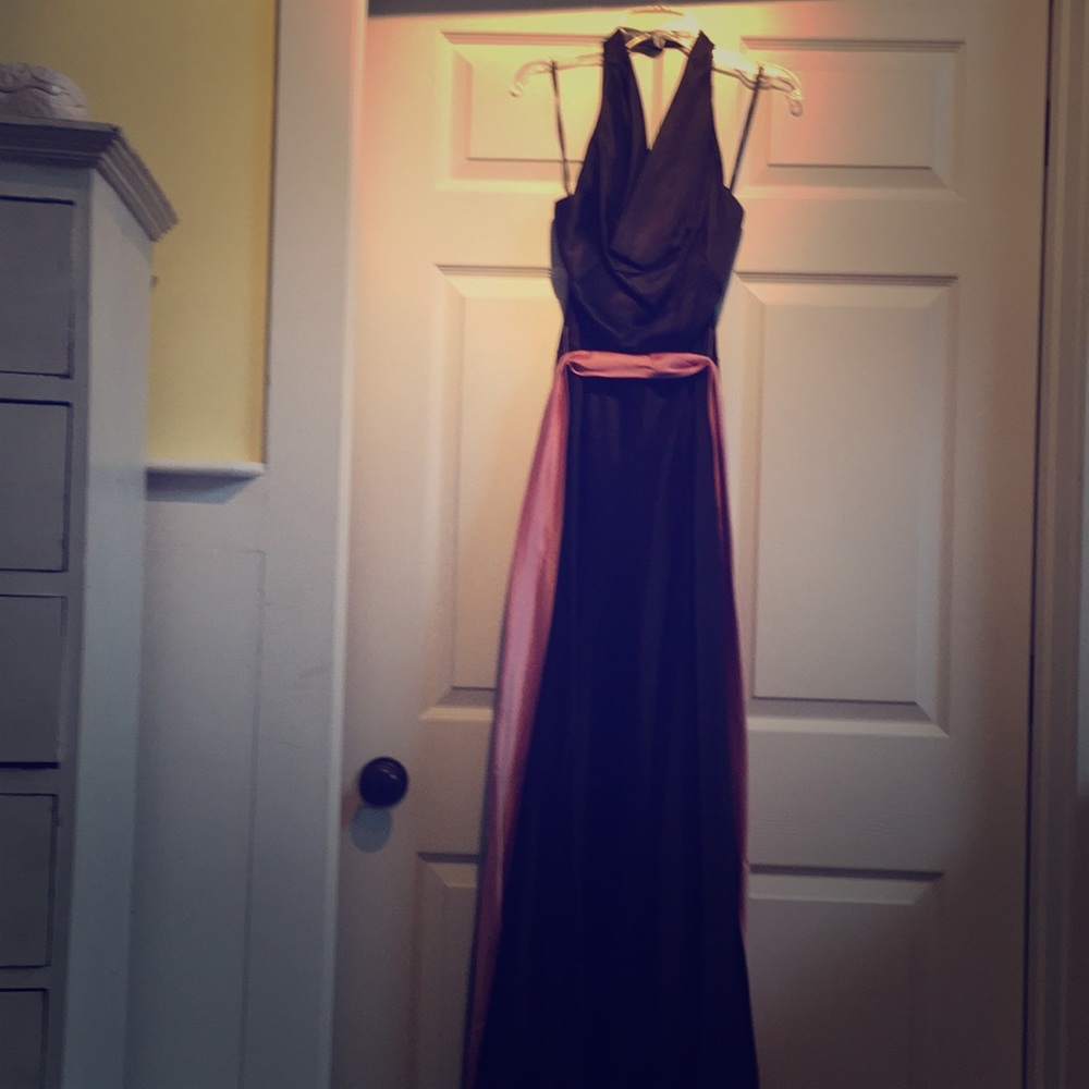 Nicole Miller black silk dress